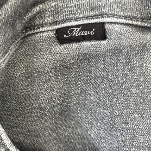 Mavi Women's Emma Slim Boyfriend Jeans Size 33/32 Gray Stretch Mid Rise - Picture 3 of 7